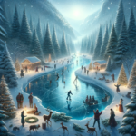 DALL·E-2023-12-17-10.33.10-A-magical-winter-scene-taking-inspiration-from-a-Christmas-song-with-an-emphasis-on-a-larger-river.-The-image-shows-a-snowy-landscape-with-people-i